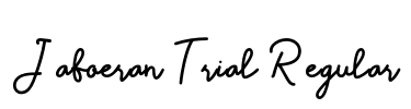 Jaboeran Trial Regular Font Image