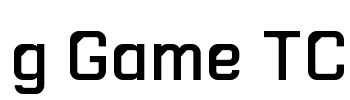 g Game TC Font Image