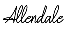 Allendale Font Image