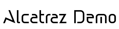 Alcatraz Demo Font Image