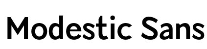Modestic Sans Font Image