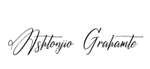 Ashtonjio Grahamte Font Image