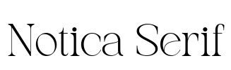 Notica Serif Font Image