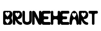 Bruneheart Font Image