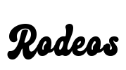 Rodeos Font Image