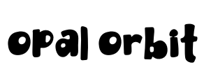 Opal Orbit Font Image