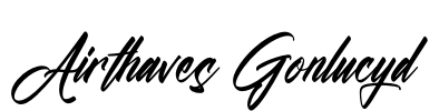 Airthaves Gonlucyd Font Image