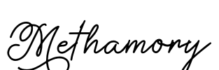 Methamory Font Image