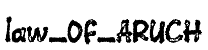 law_OF_ARUCH Font Image