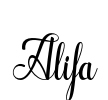 Alifa Font Image