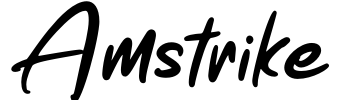 Amstrike Font Image