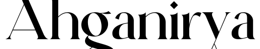 Ahganirya Font Image