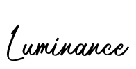 Luminance Font Image