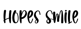 Hopes Smile Font Image