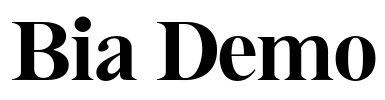Bia Demo Font Image