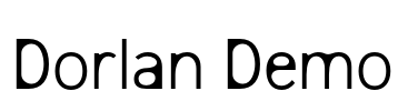 Dorlan Demo Font Image