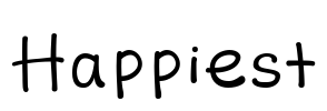 Happiest Font Image