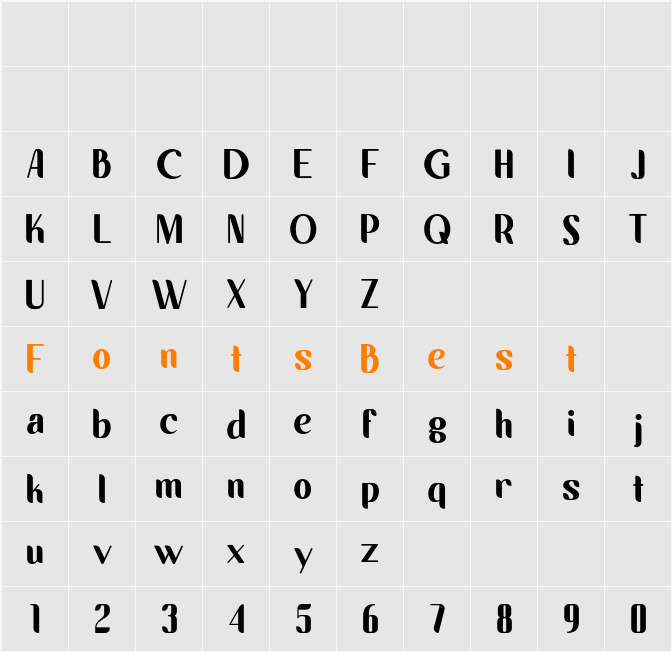 Laksmi Med Character Map