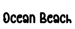Ocean Beach Font Image