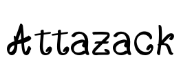 Attazack Font Image