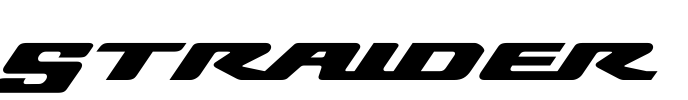 Straider Font Image