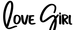 Love Girl Font Image