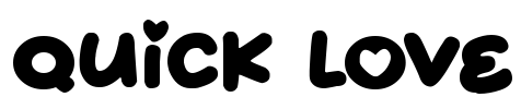Quick Love Font Image