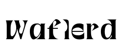 Waflerd Font Image
