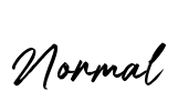 Normal Font Image