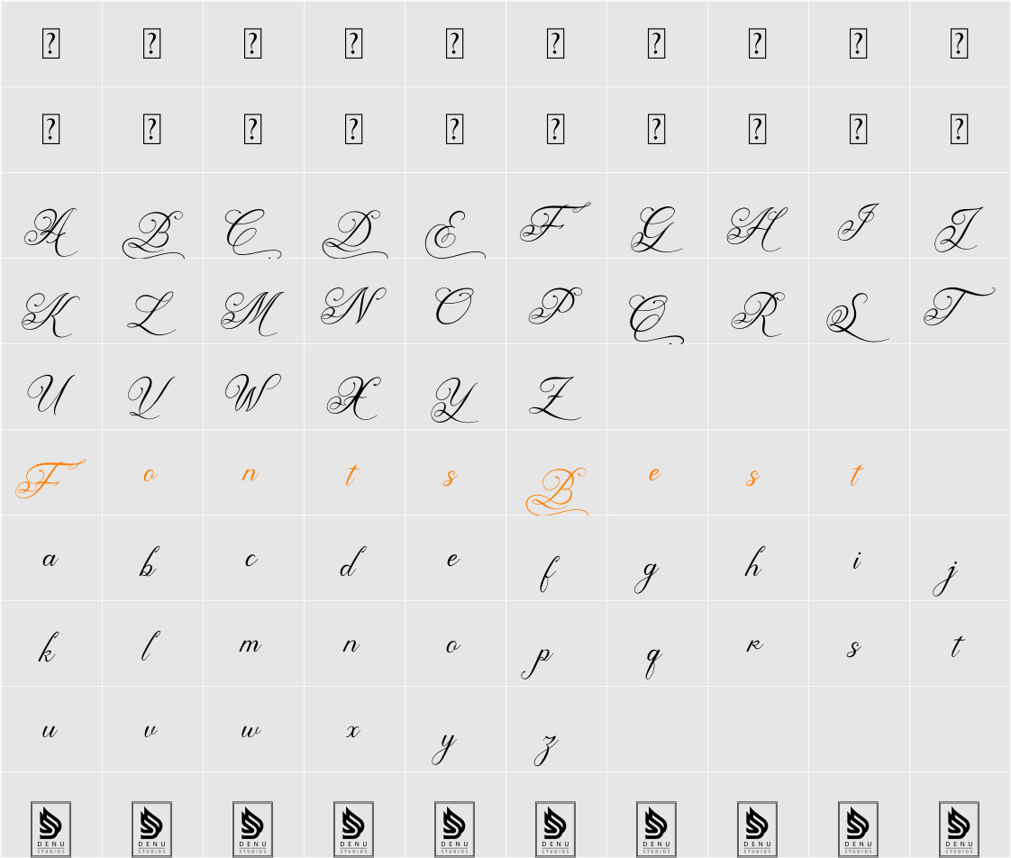 Bemdayni Character Map