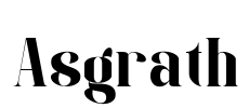 Asgrath Font Image