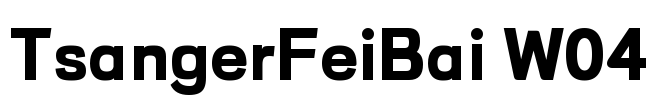 TsangerFeiBai W04