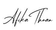AfikaThuan Font Image