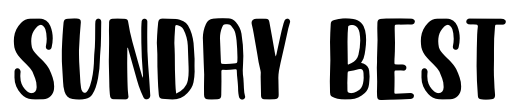 Sunday Best Font Image
