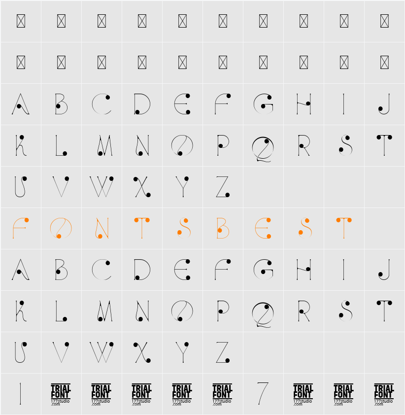 HOMISSION DEMO Character Map