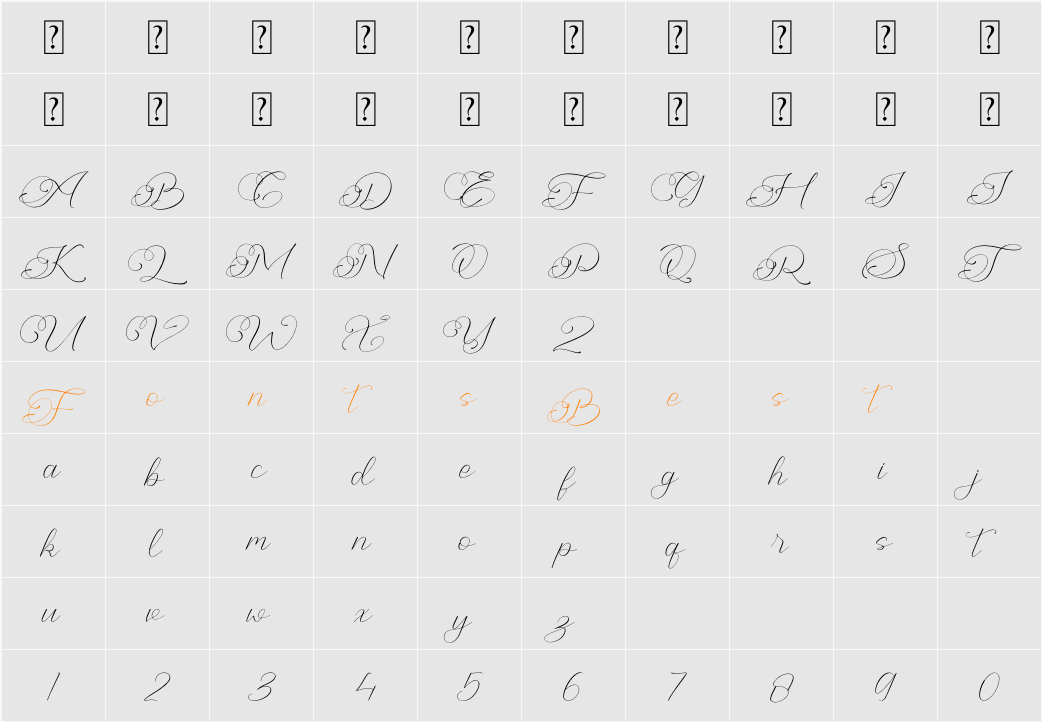 Cheline Galina Character Map