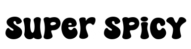 Super Spicy Font Image