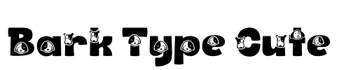 Bark Type Cute Font Image