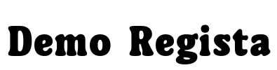 Demo Regista Font Image