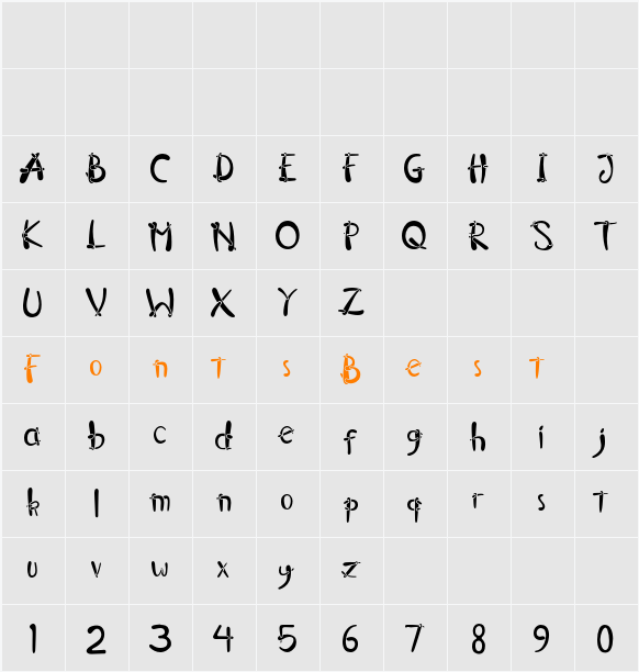 Anxient Character Map