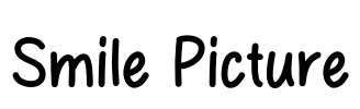 Smile Picture Font Image