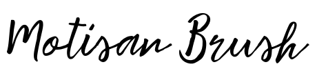 Motisan Brush Font Image