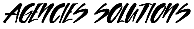 AGENCIES SOLUTIONS Font Image