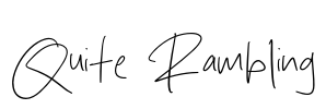 Quite Rambling Font Image
