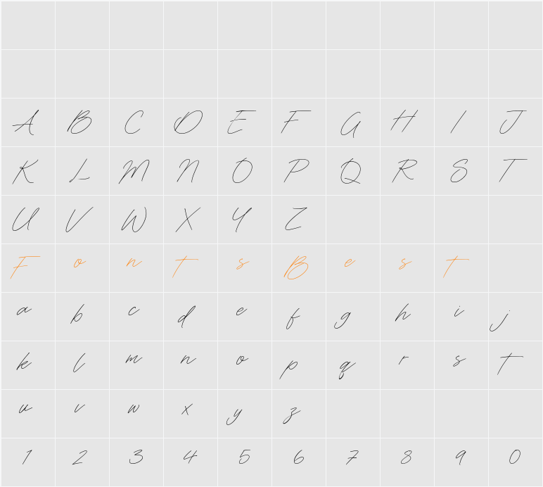 Signature Forest Character Map