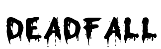 Deadfall Font Image