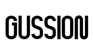 GUSSION Font Image