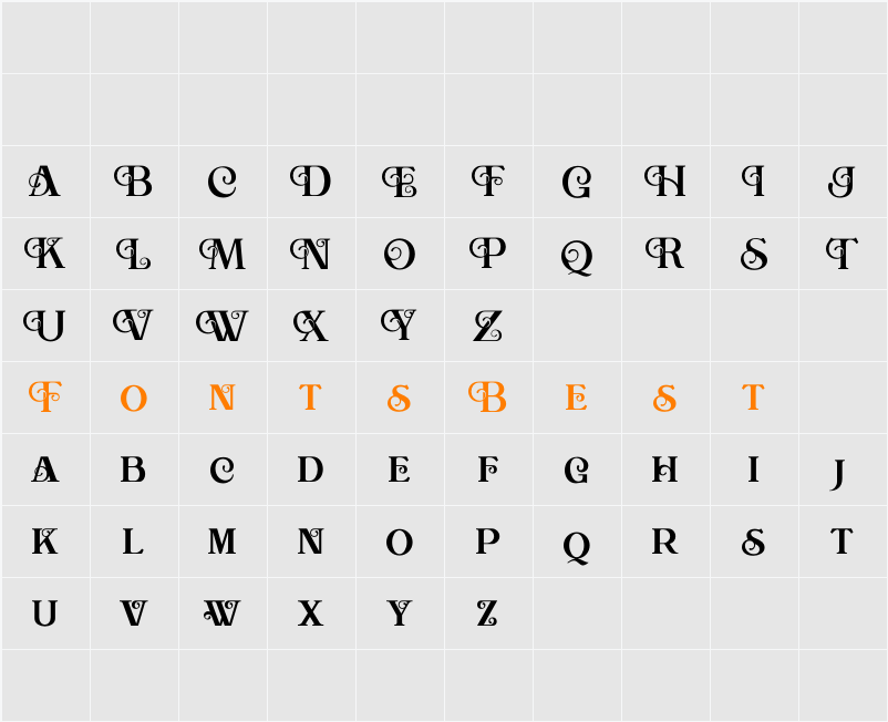 Aesthic Classic Character Map