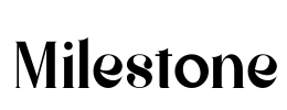 Milestone Font Image