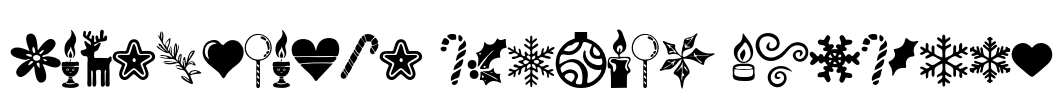 Winterlight Symbols PERSONAL Font Image